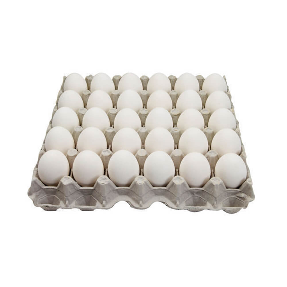 White 30 Eggs Crate