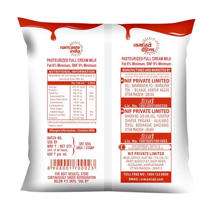Namaste India Full Cream Milk